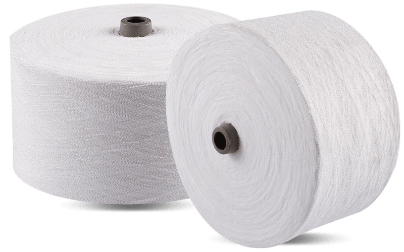 Filato tinto in massa